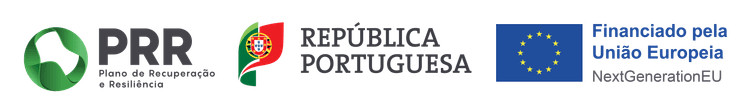Financiado pela União Europeia — NextGenerationEU. Plano de Recuperação e Resiliência (PRR), República Portuguesa.